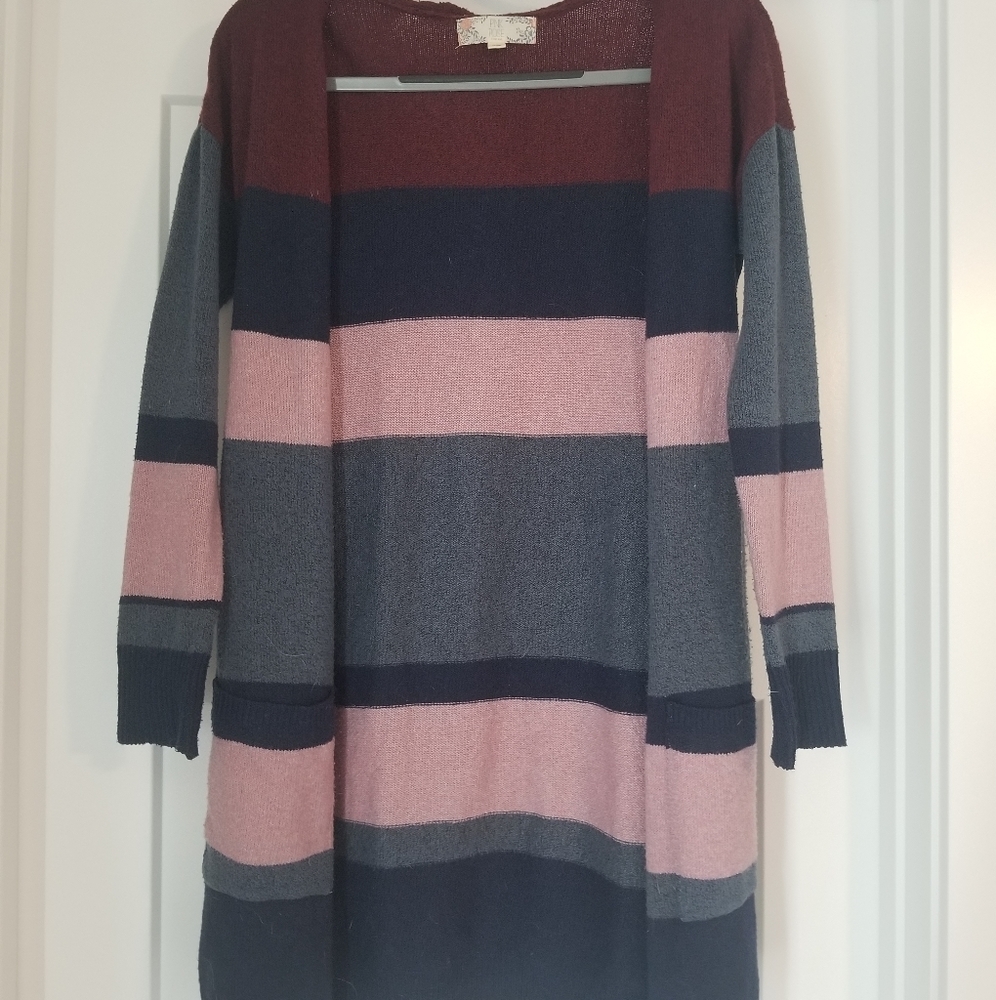 Multicolored Long Cardigan